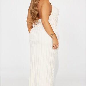 Textured maxi dress.